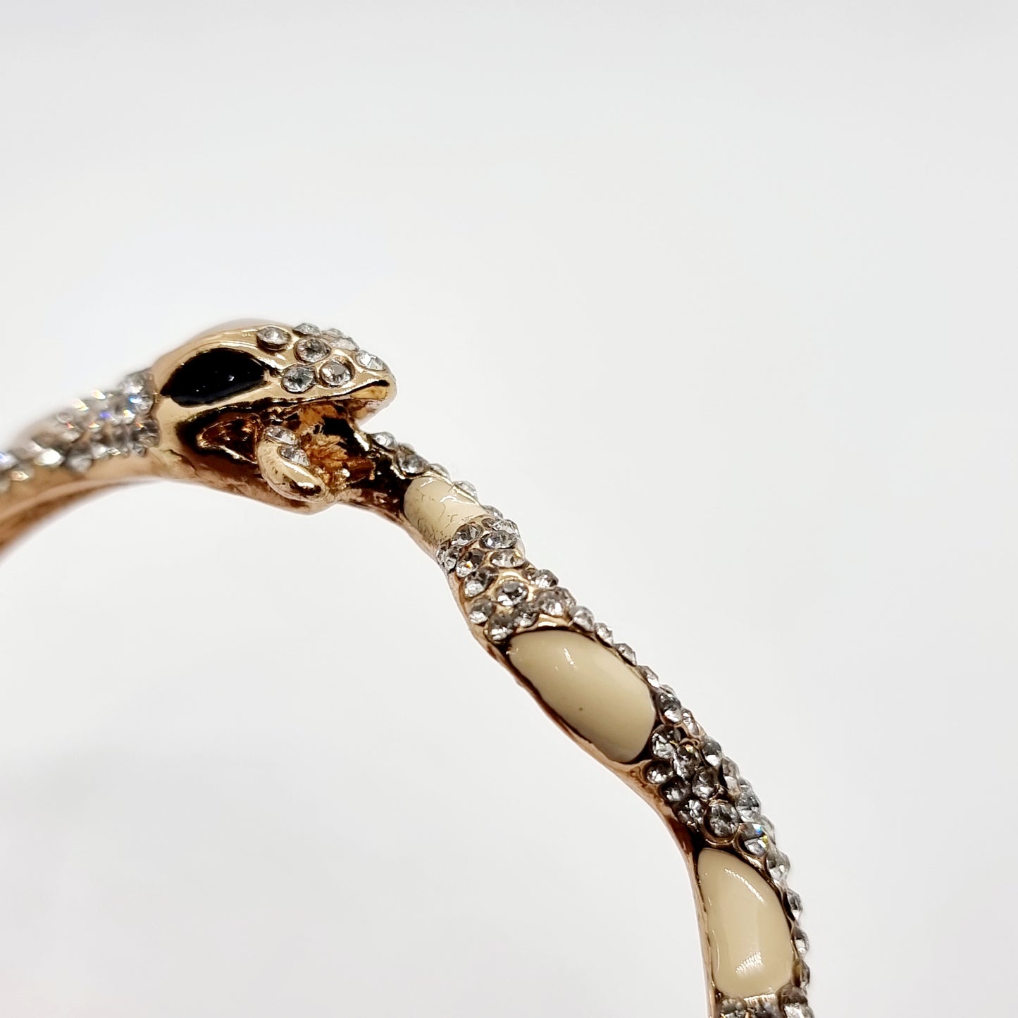 Rhinestone Snake Bracelet