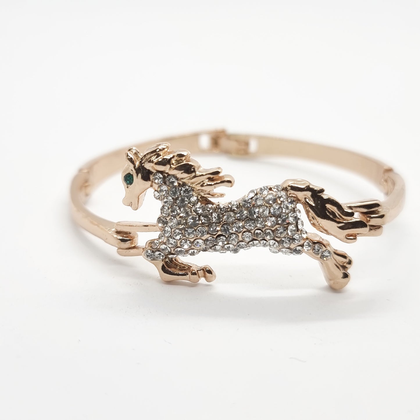 Rhinestone Horse Bracelet