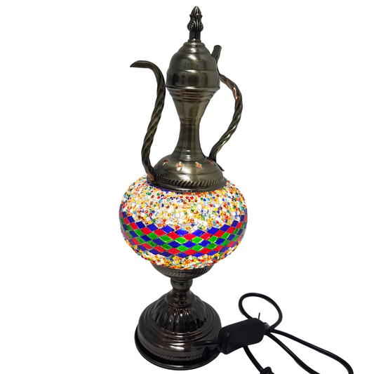 Turkish Mosaic Teapot Lamp - TL10