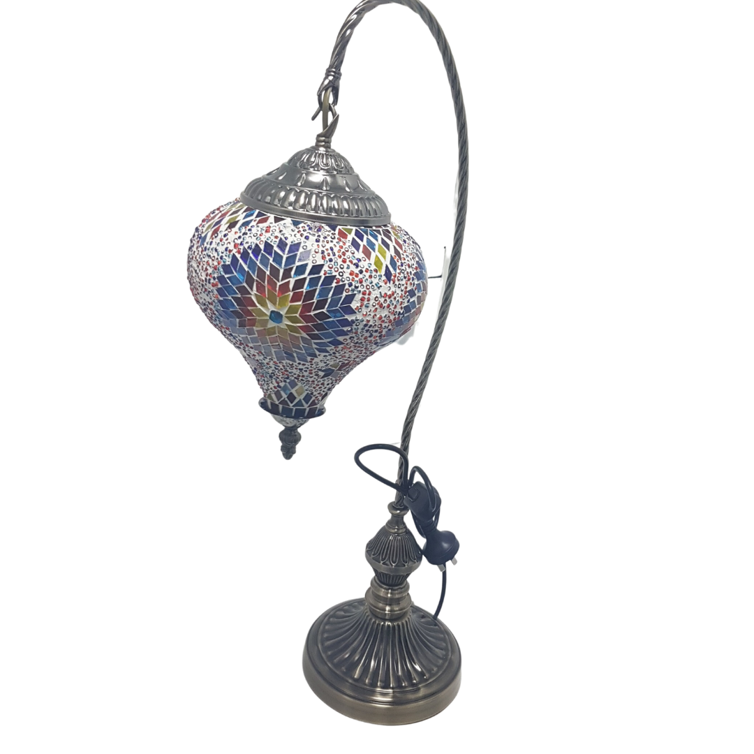 Turkish Mosaic Swan Lamp - TL26