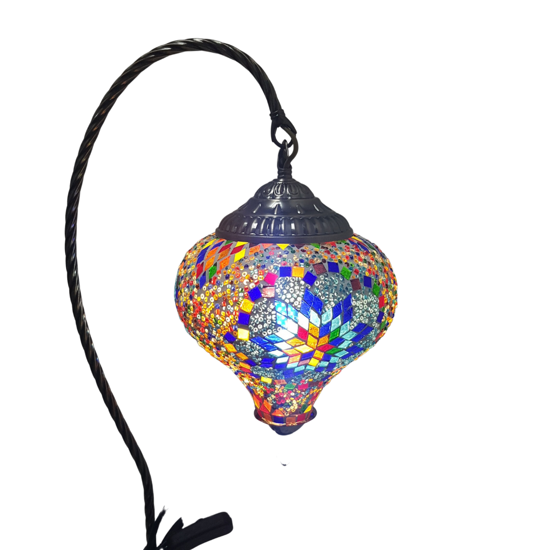 Turkish Mosaic Swan Lamp - TL26