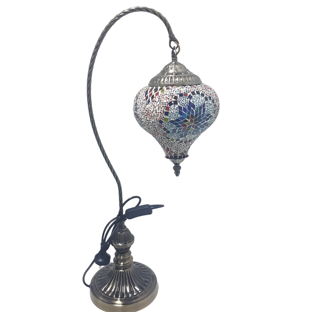 Turkish Mosaic Swan Lamp - TL26