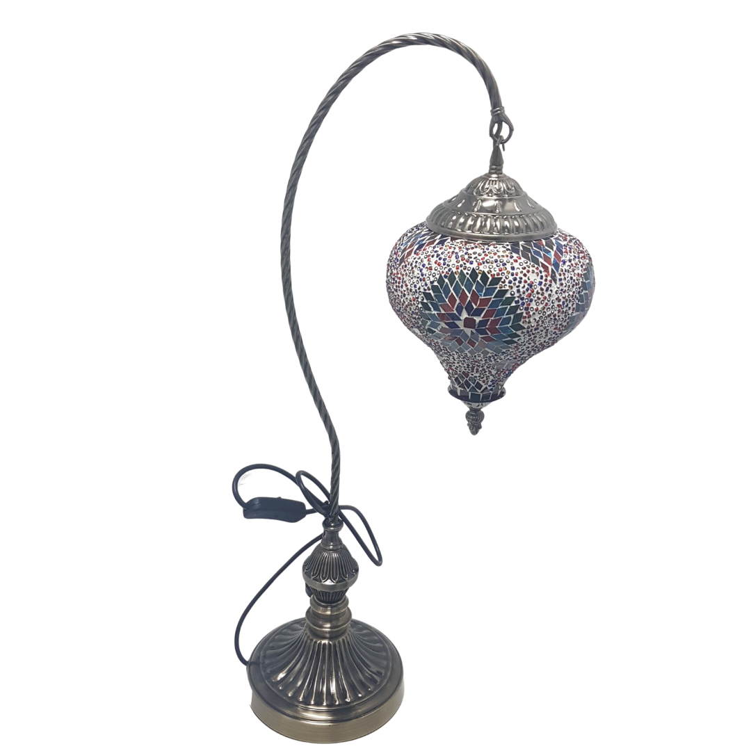 Turkish Mosaic Swan Lamp - TL26