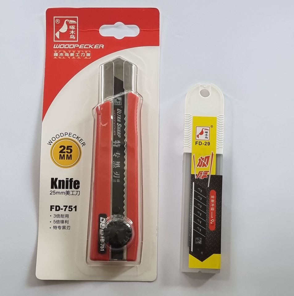 25mm Snap Knife and Blade Set