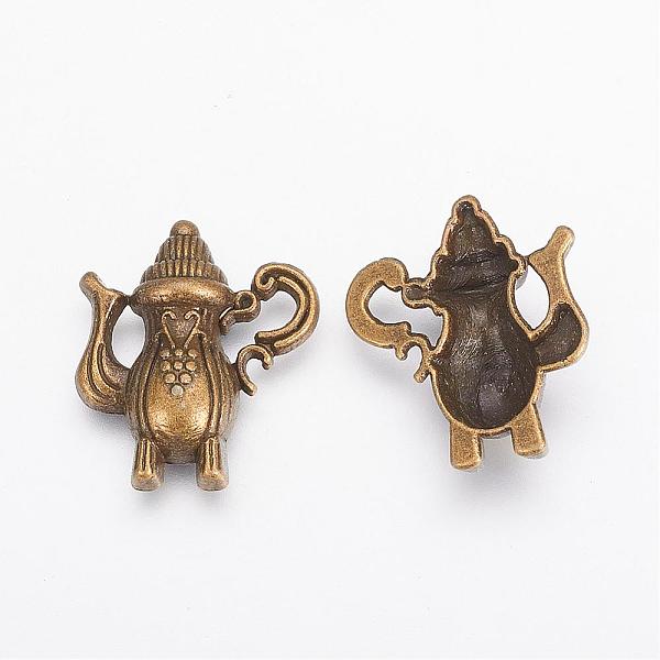 Antique Bronze Tea Pot Charm
