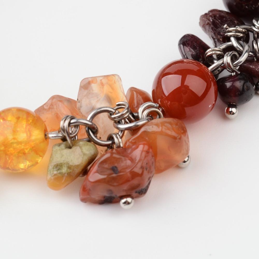 Chakra Cluster Gemstone Bracelet