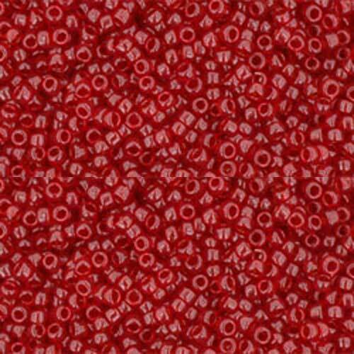 Toho Round Seed Beads 15/0 Transparent Ruby