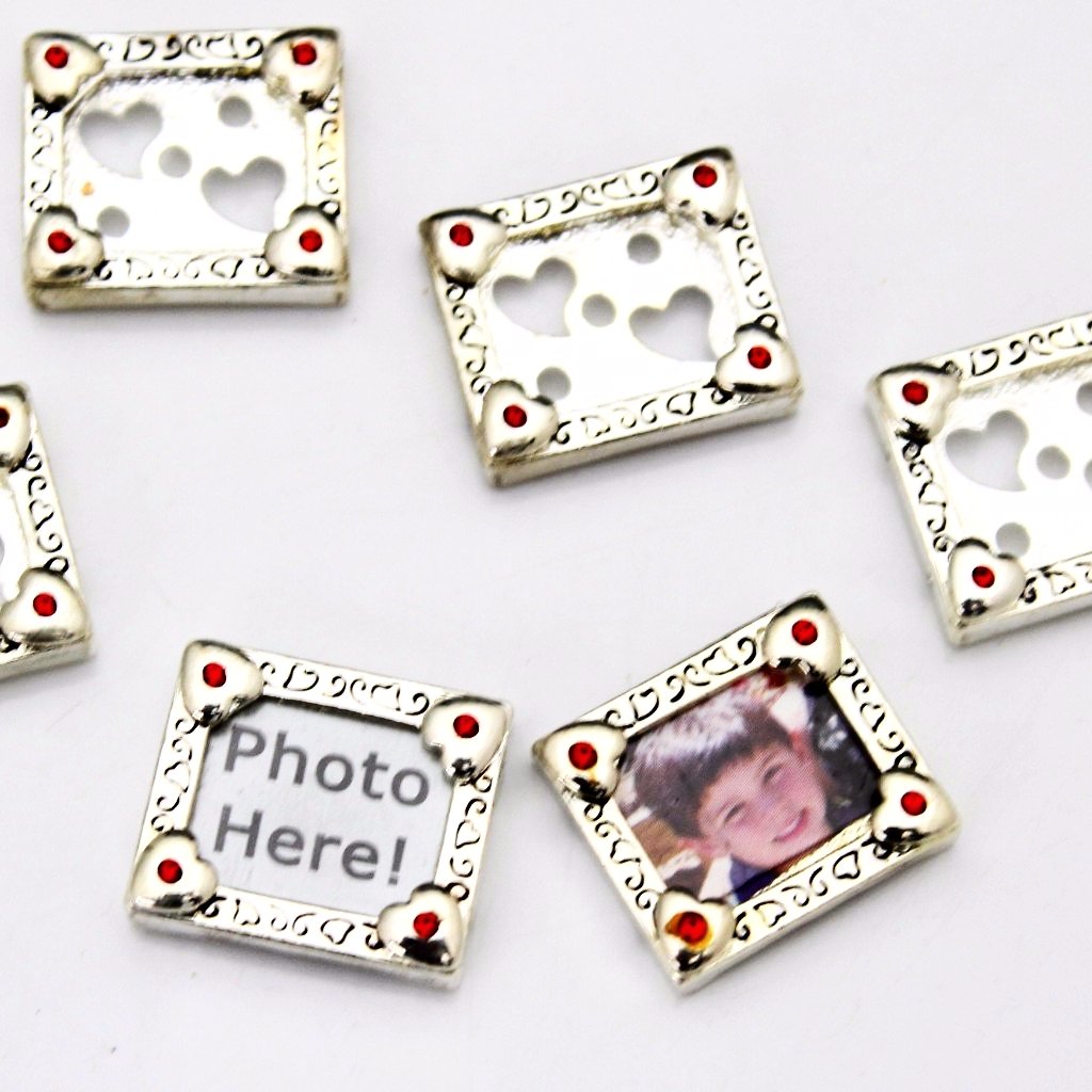 Rhinestone Photo Charm