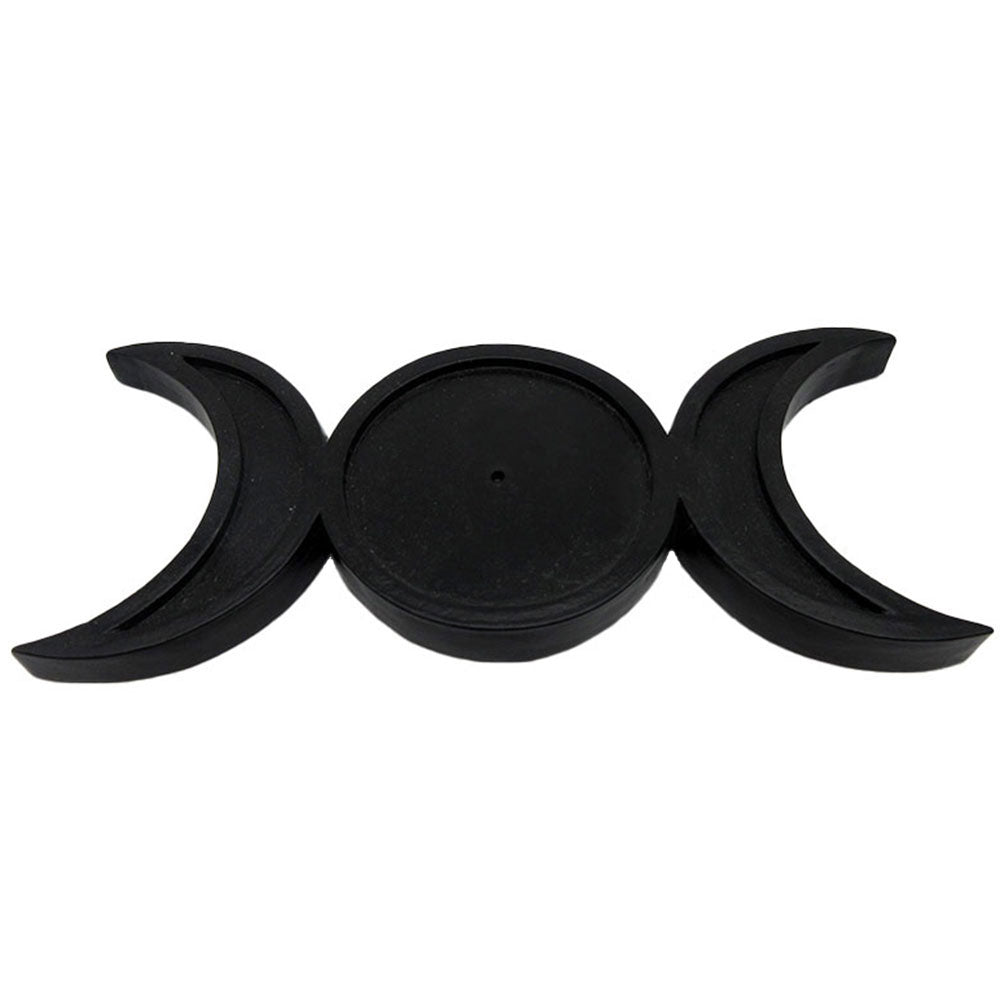 Triple Moon Incense Holder