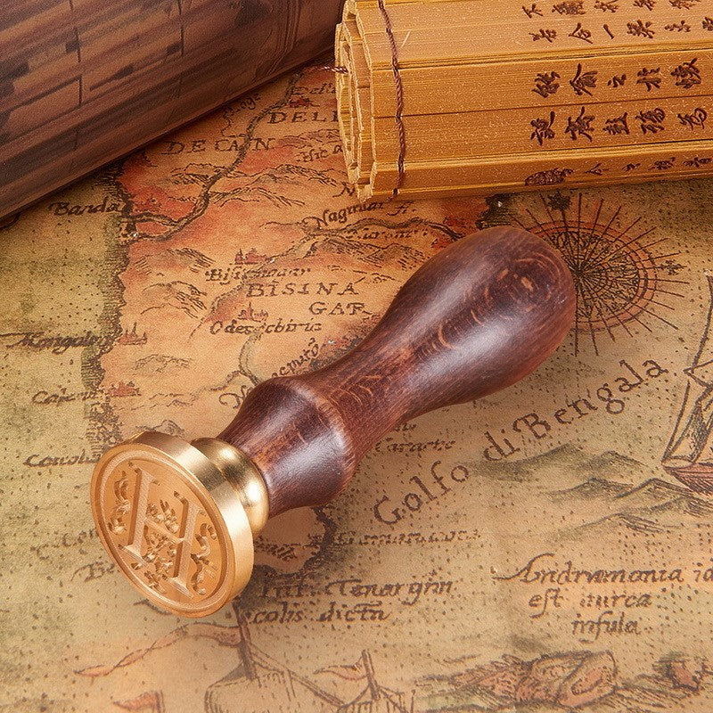 Letter H Brass Wax Seal Stamp