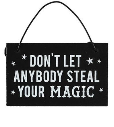 Witchy Hanging Mini Sign