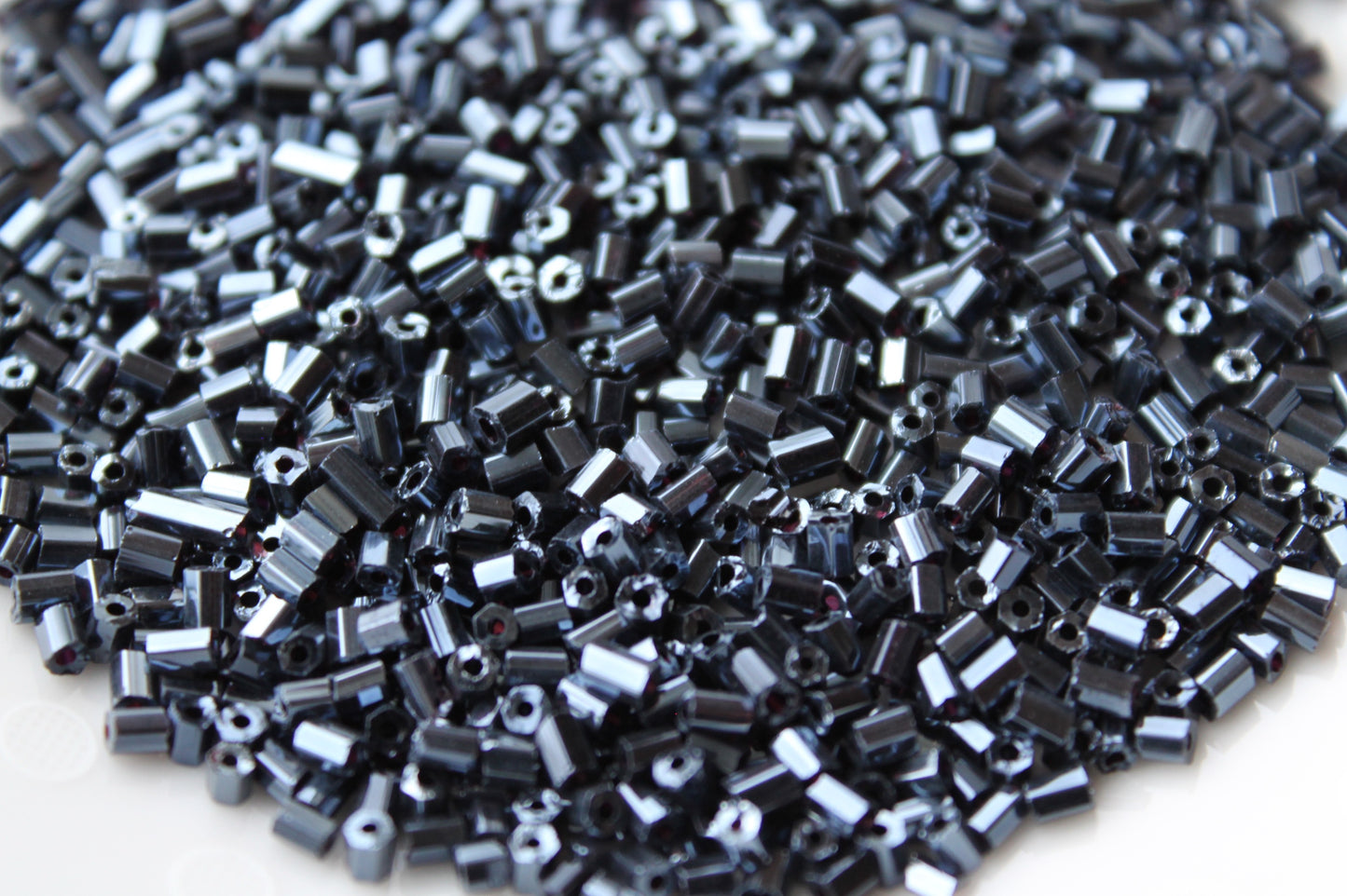 15g Two Cut Black Seed Beads