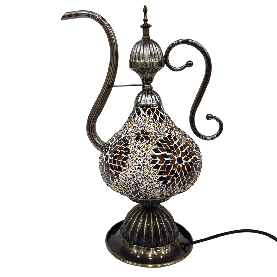 Turkish Mosaic Teapot Lamp - TL31