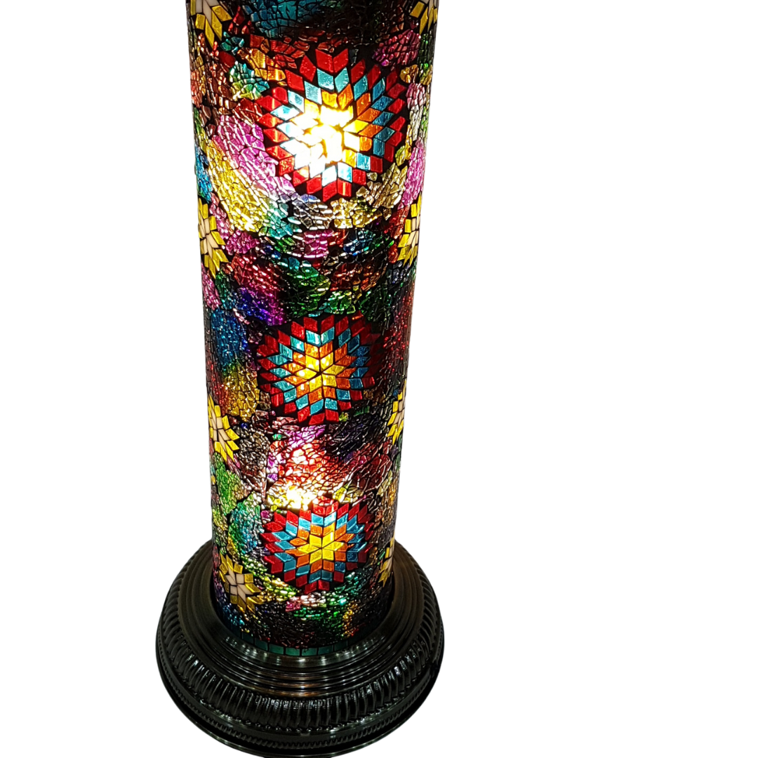 75cm Tall Column Mosaic Lamp - TL54