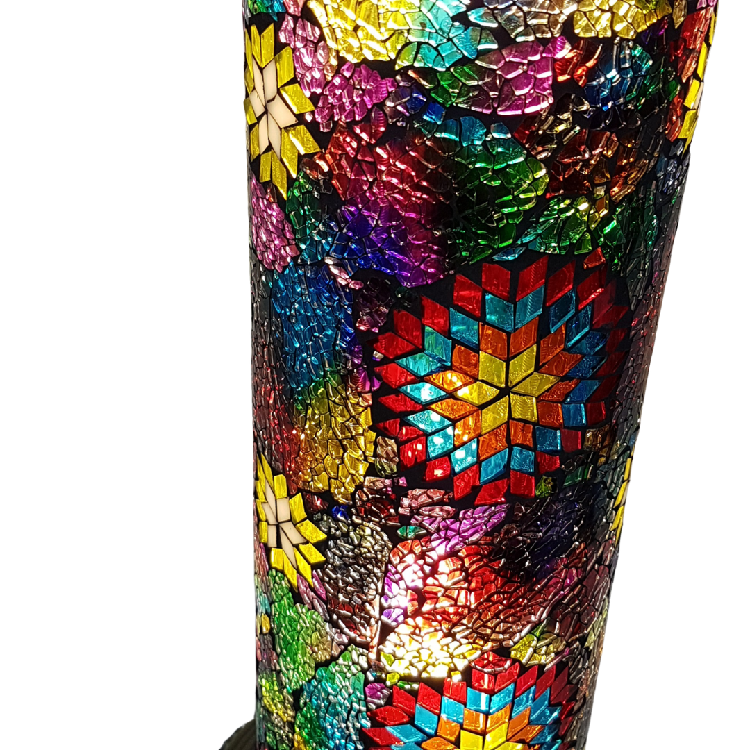 75cm Tall Column Mosaic Lamp - TL54