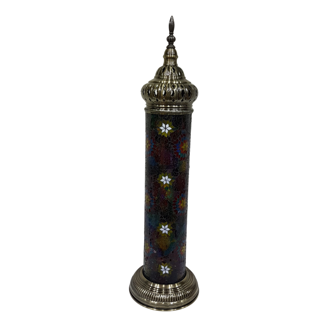 75cm Tall Column Mosaic Lamp - TL54