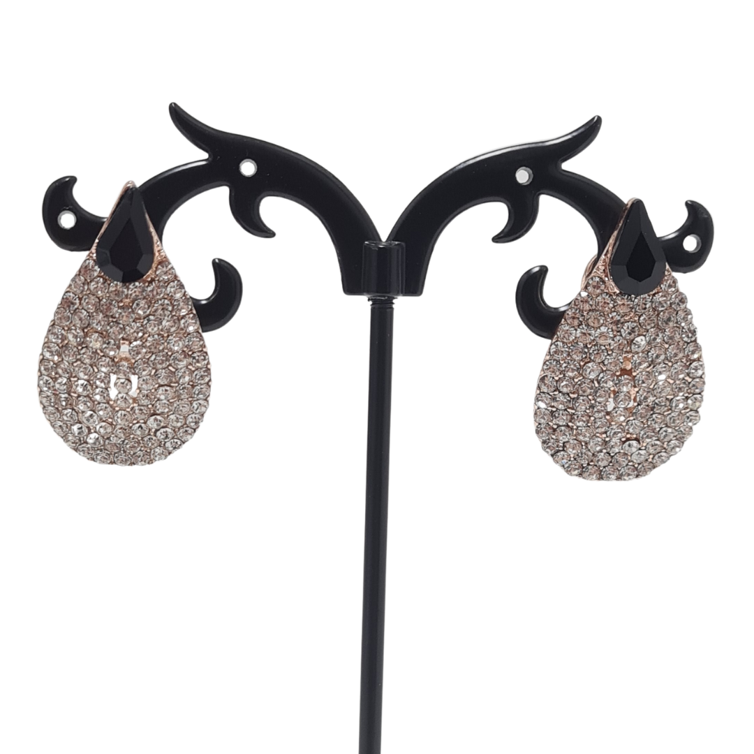 Large Tear Drop Stud Earrings