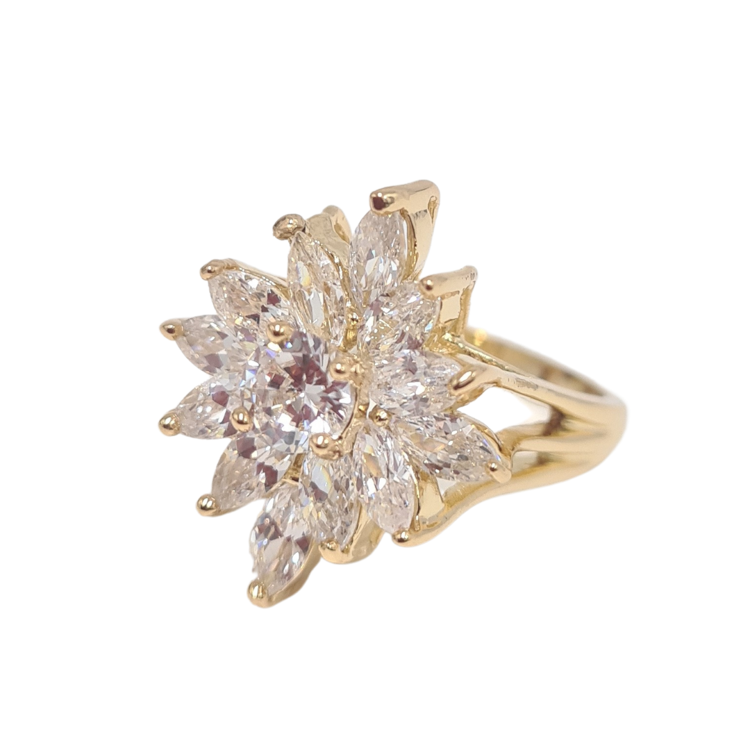 Statement CZ Cocktail Ring