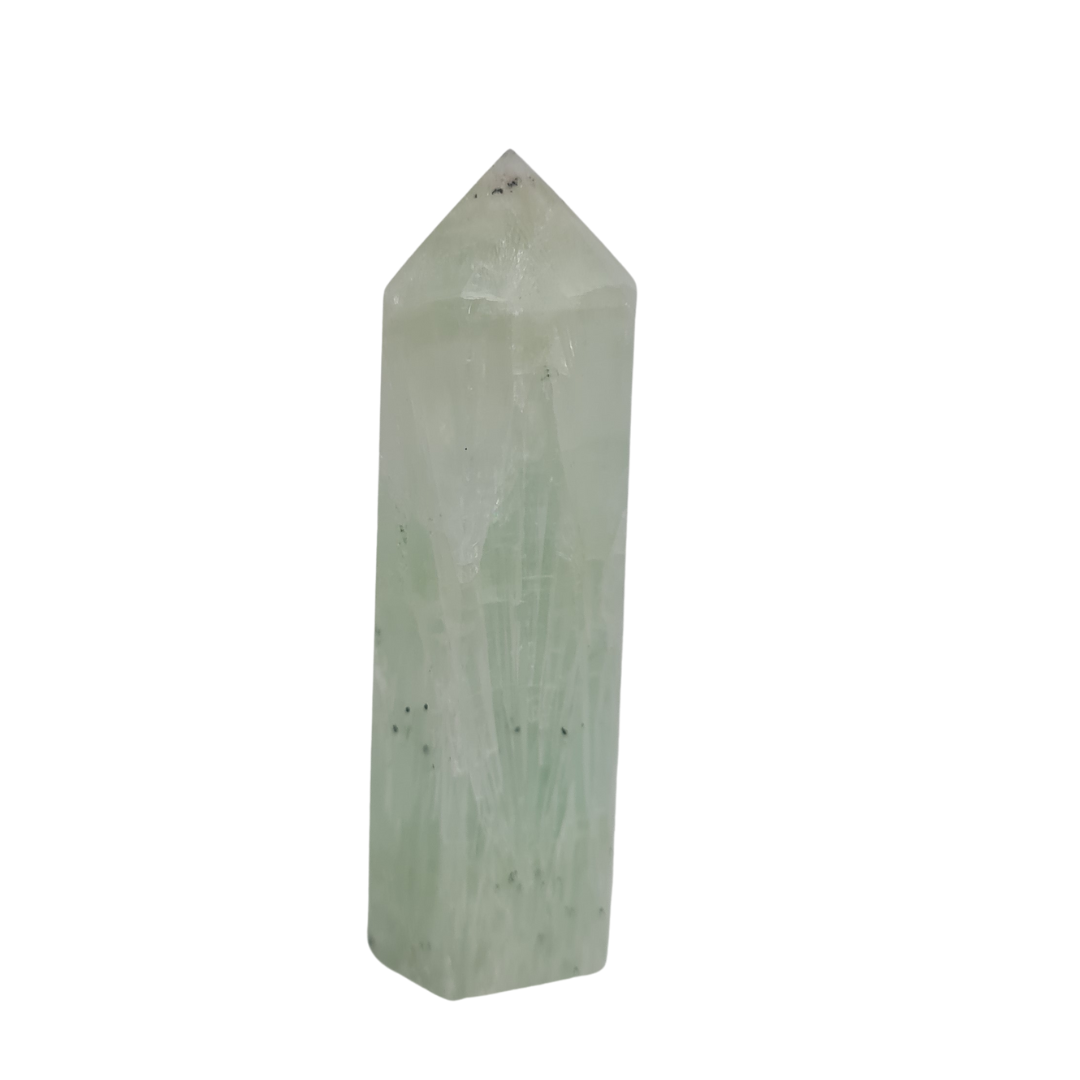 Pistachio Calcite Gemstone Point