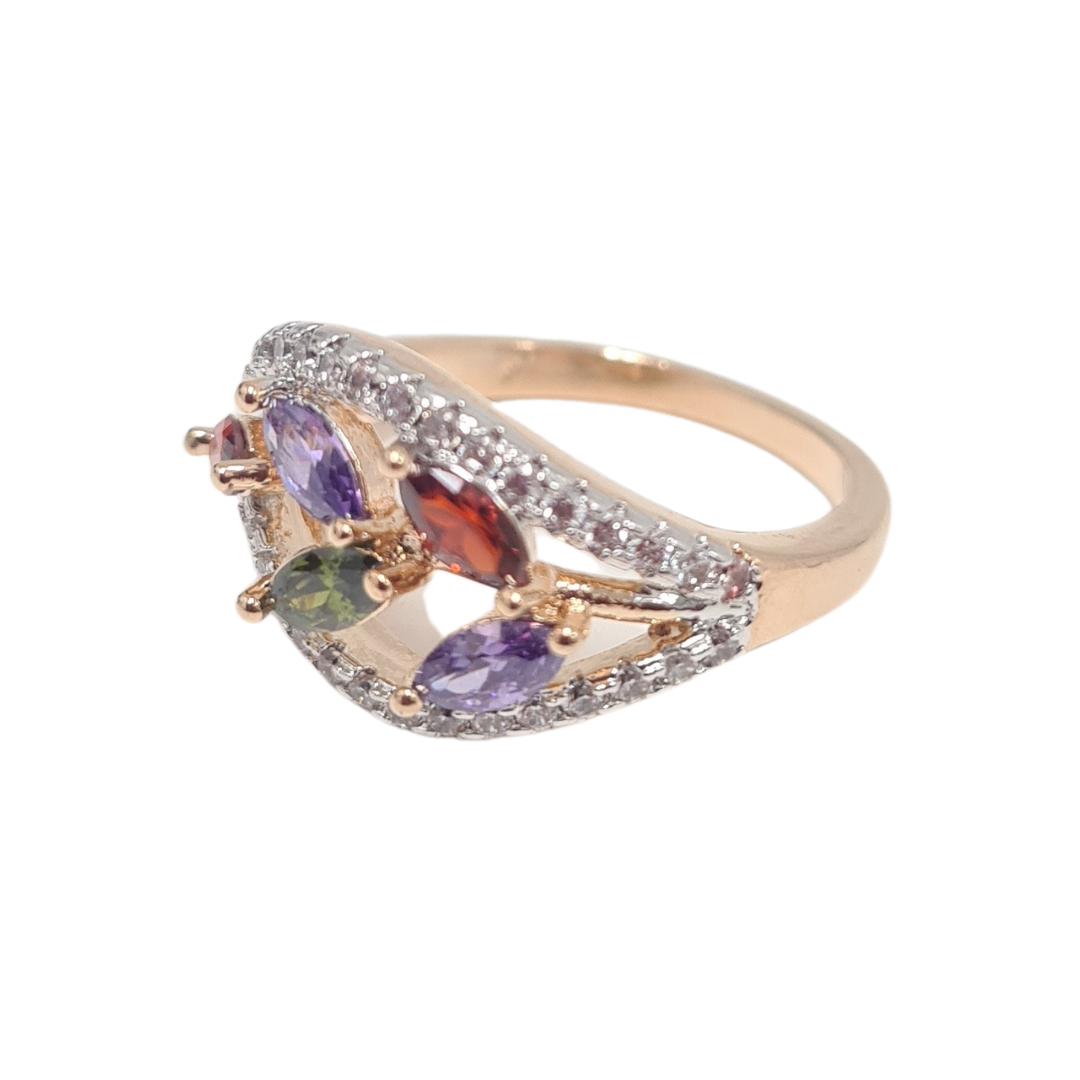 Multi Colour CZ Ring