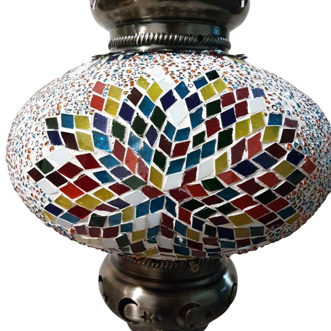 Large Globe Turkish Mosaic Lamp