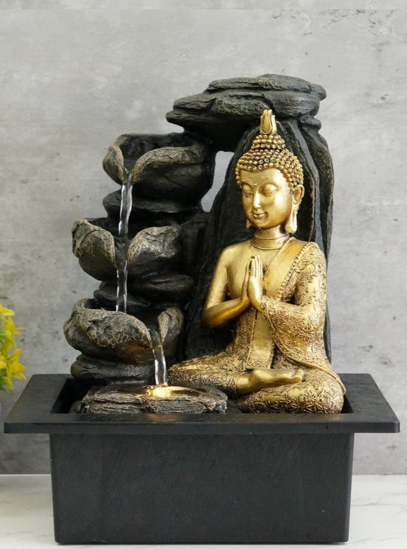 Meditating Buddha Water Feature 2