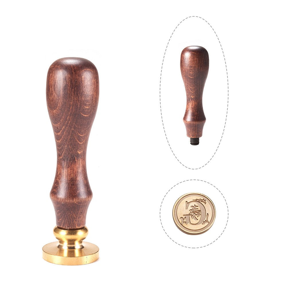 Letter G Brass Wax Seal Stamp