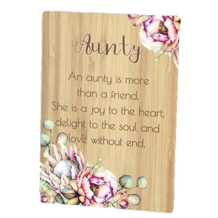Aunty Sentimental Plaque