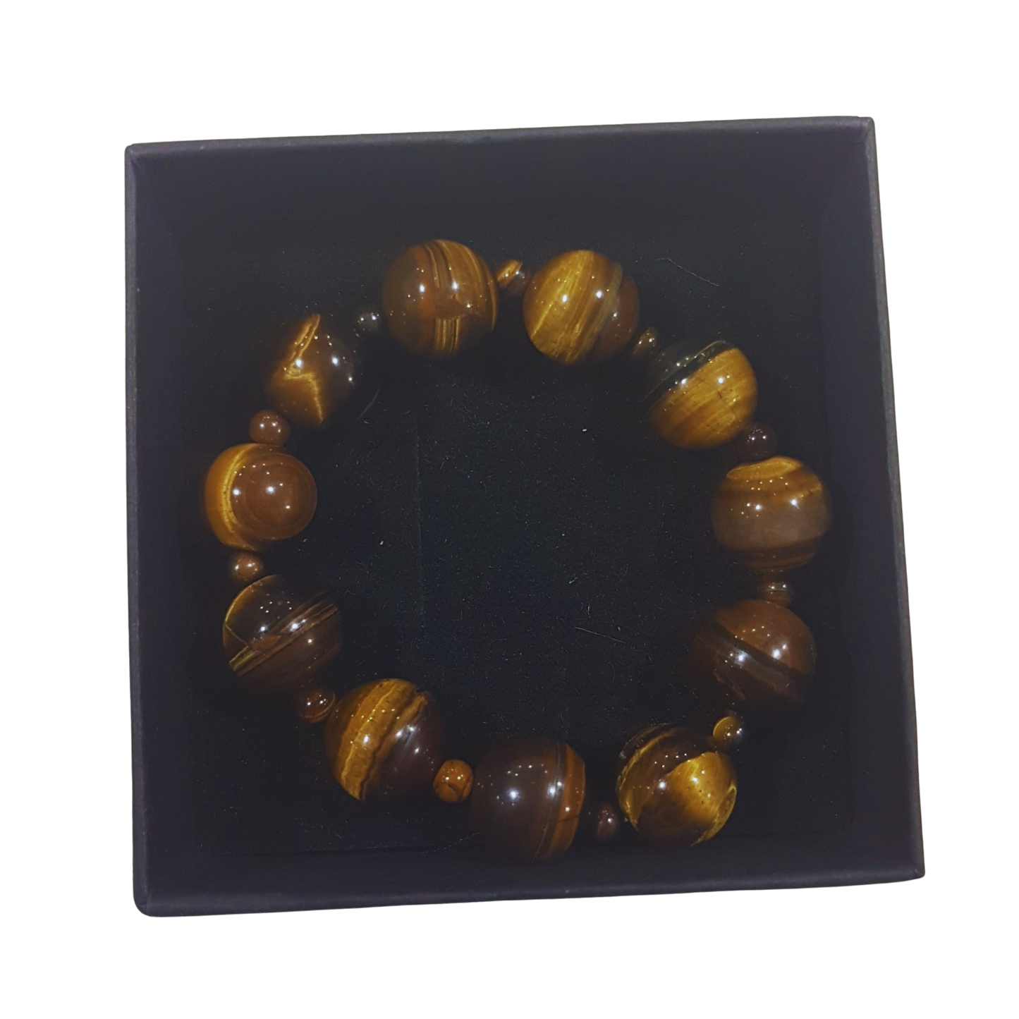 Handmade Tiger's Eye Bead Bracelet