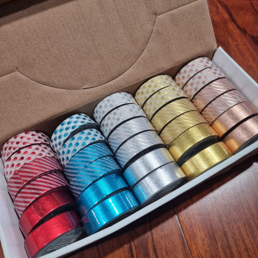 BULK! 30pc Foil Washi Tapes