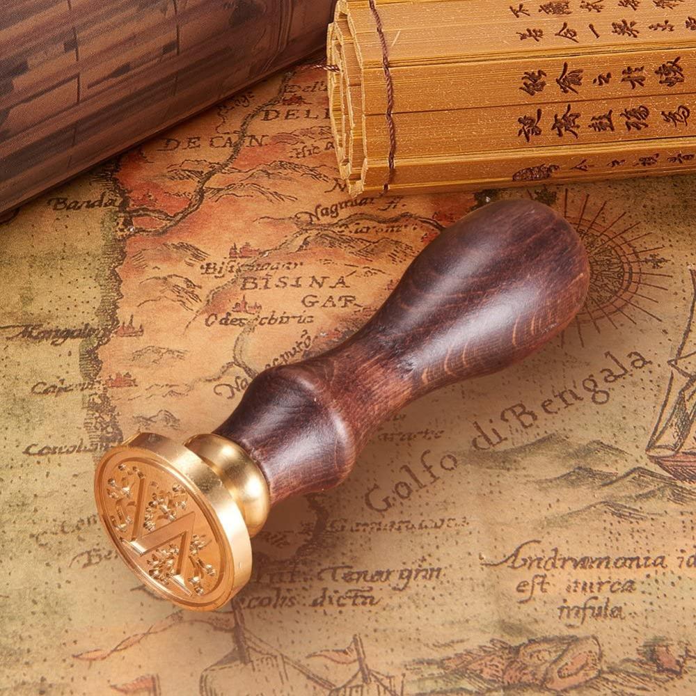 Letter N Brass Wax Seal Stamp