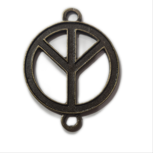 Bronze Peace Sign