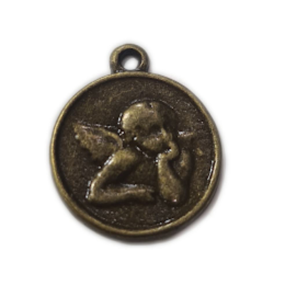 Bronze Angel Charm Pendant