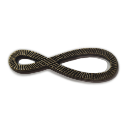Bronze Infinity Charm Pendant