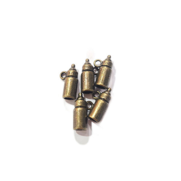 Bronze Baby Bottle Charm