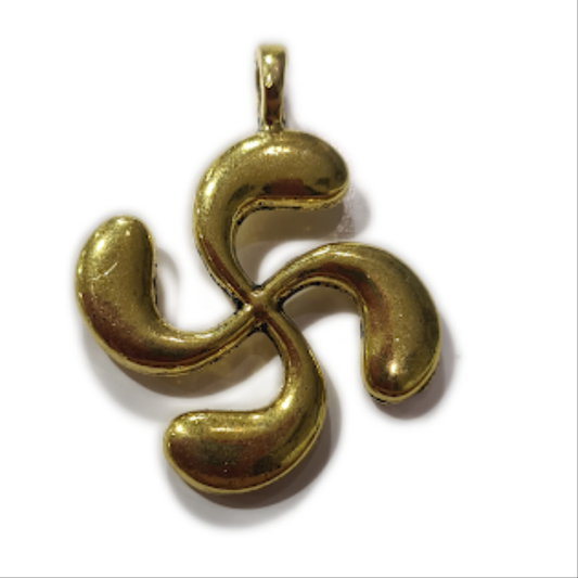 Gold Flower Charm Pendant