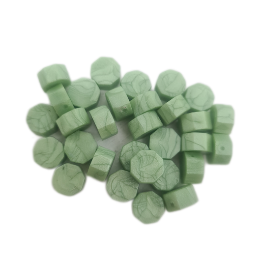 30PC Light Green Wax Seal Pieces