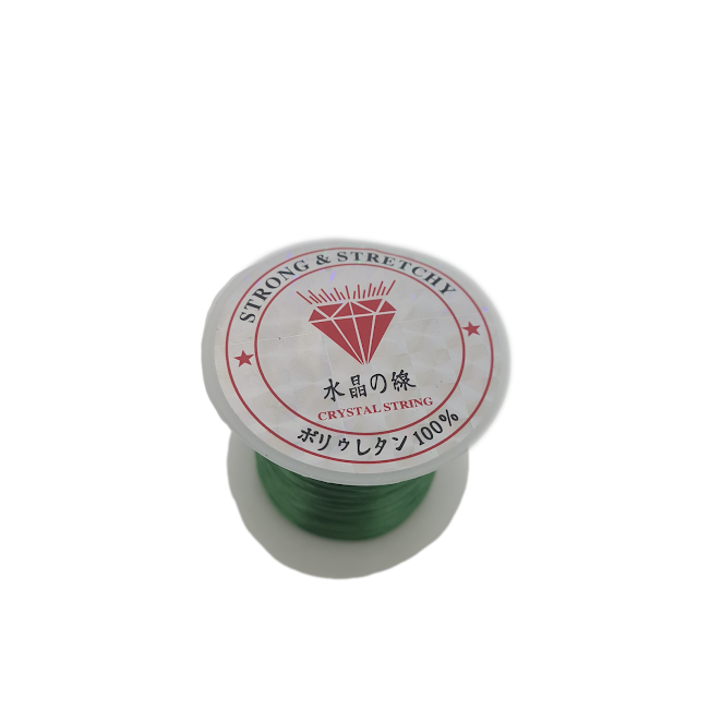Dark Green Crystal Stretch String