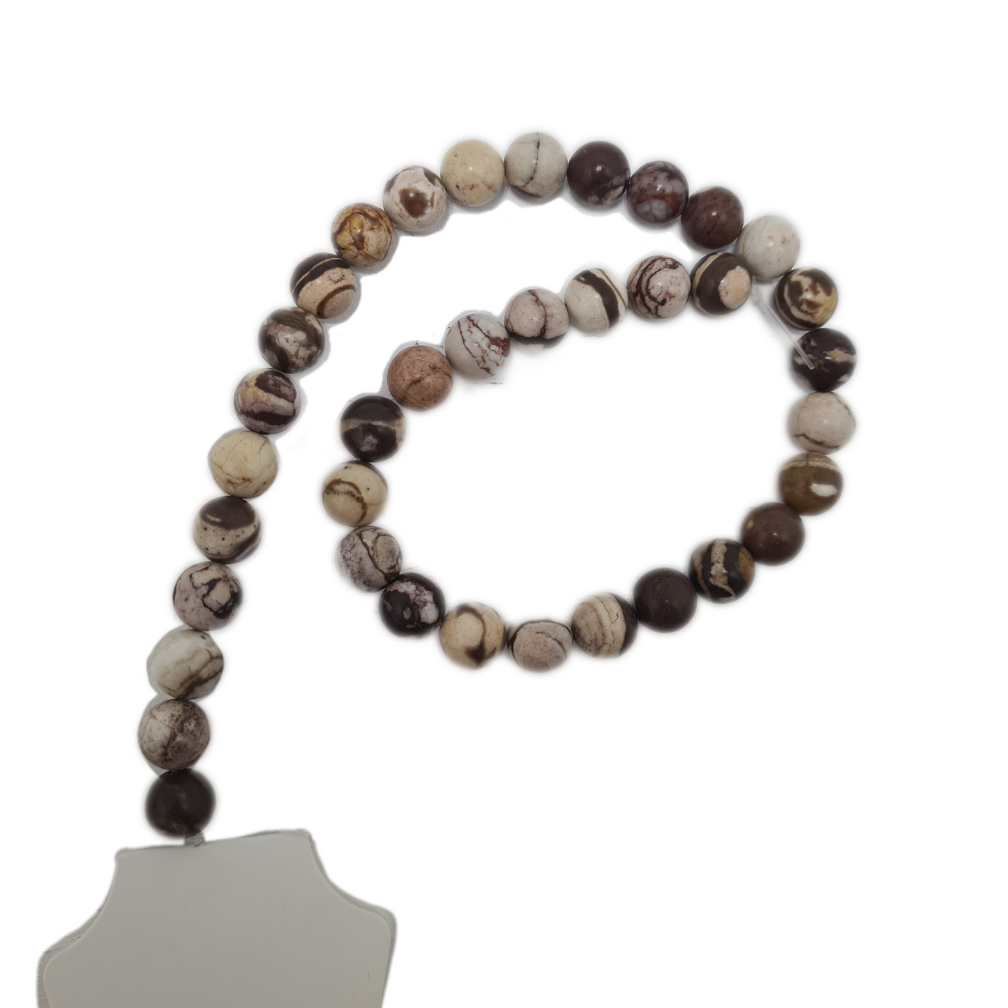 10mm Brown Zebra Jasper Beads