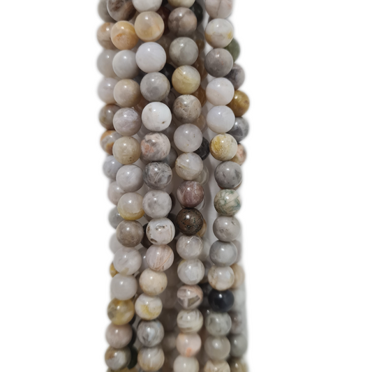 8mm Botswana Agate Gemstone Beads
