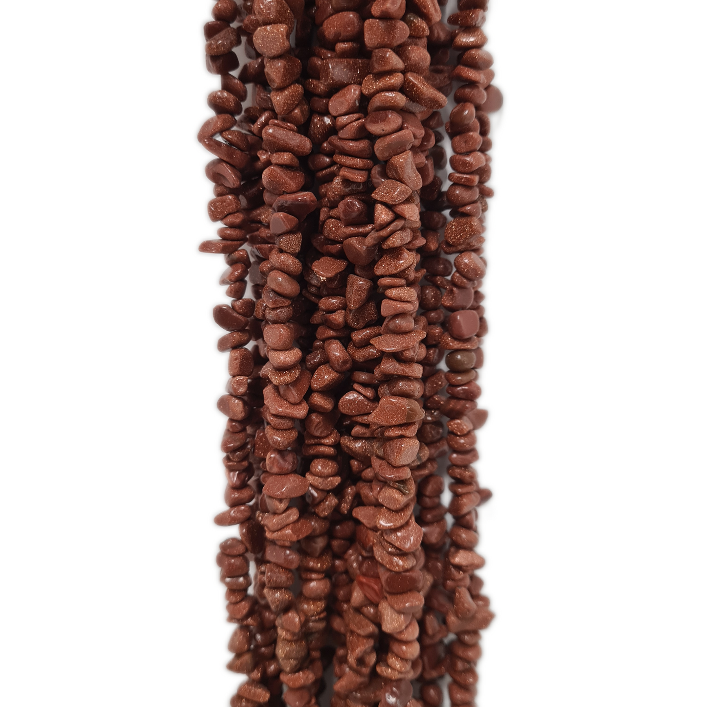 Goldstone Chip Bead Strand