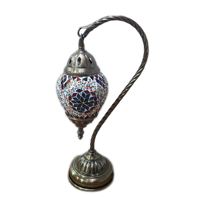 Turkish Mosaic Swan Lamp - TL15