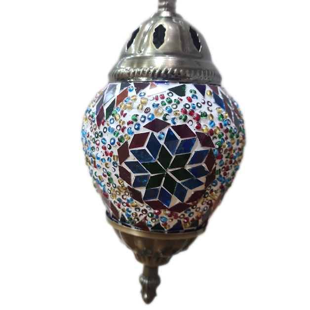 Turkish Mosaic Swan Lamp - TL15