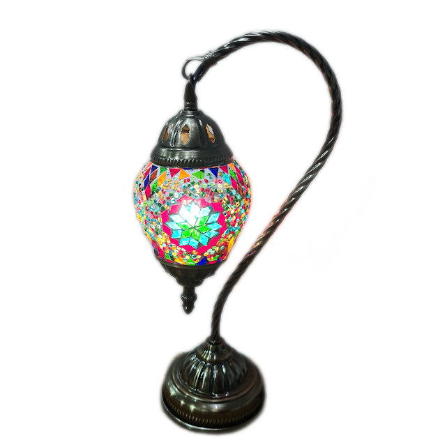 Turkish Mosaic Swan Lamp - TL15