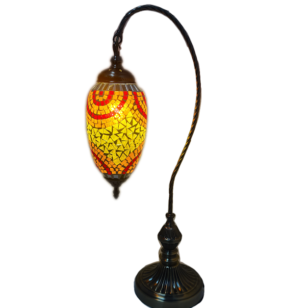 Turkish Swan Mosaic Lamp - TL21