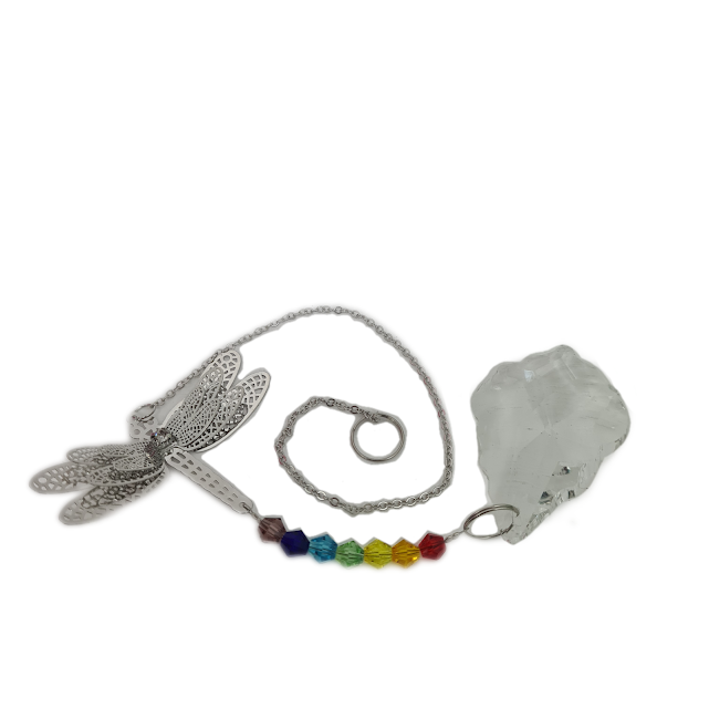 Dragonfly Glass Suncatcher