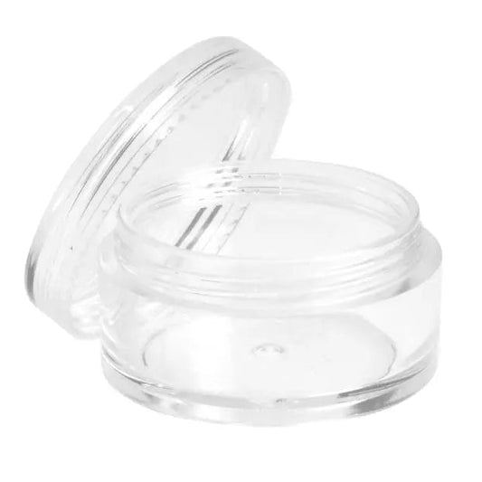 6pc 3.5cm Round Plastic Containers