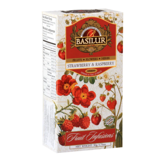 Strawberry & Raspberry - Fruit Infusions Tea 25 Bags