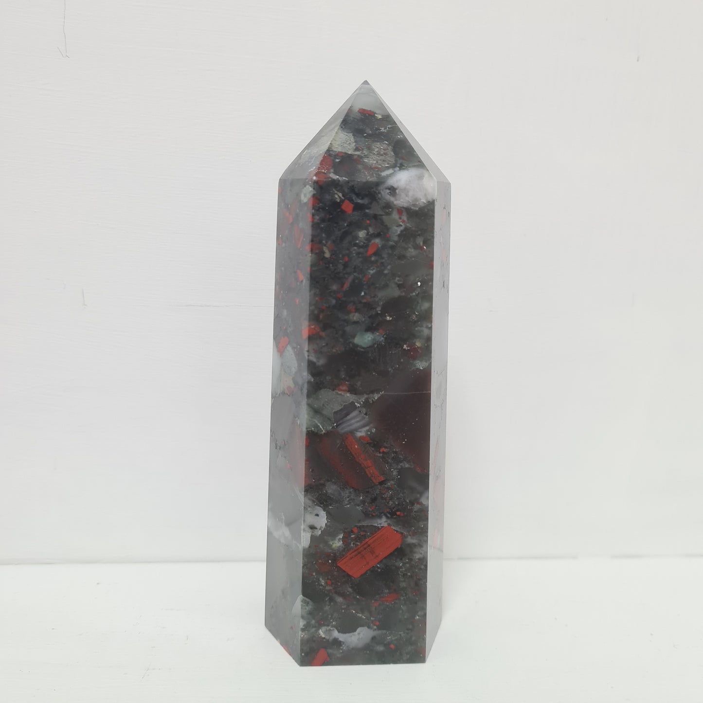 833g African Bloodstone Tower