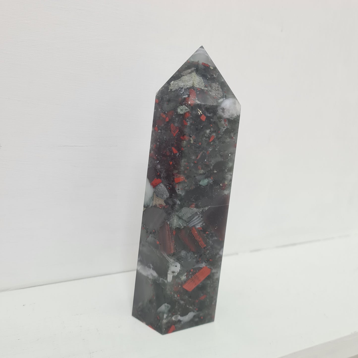 833g African Bloodstone Tower